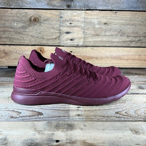 APL Men\'s Techloom Wave Sneakers - Oxblood/Metallic Silver - 11.5 - New in box main image 2